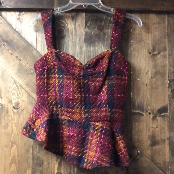 LPA Maria In Wine Pink Plaid - Picture 6 of 12